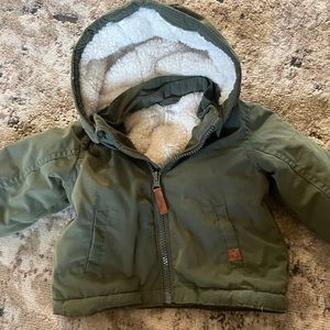 Green kids jacket